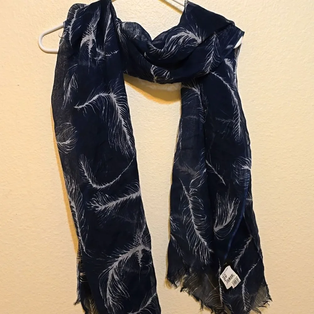 Tarnish silk/cotton scarf